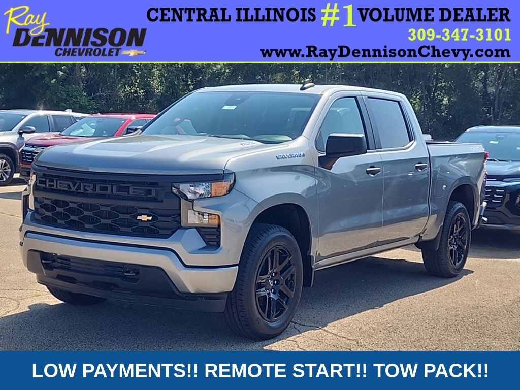 Sterling Gray Metallic 2026 Chevrolet Silverado 1500 Pickup Truck Four-Wheel Drive 8-Speed Automatic