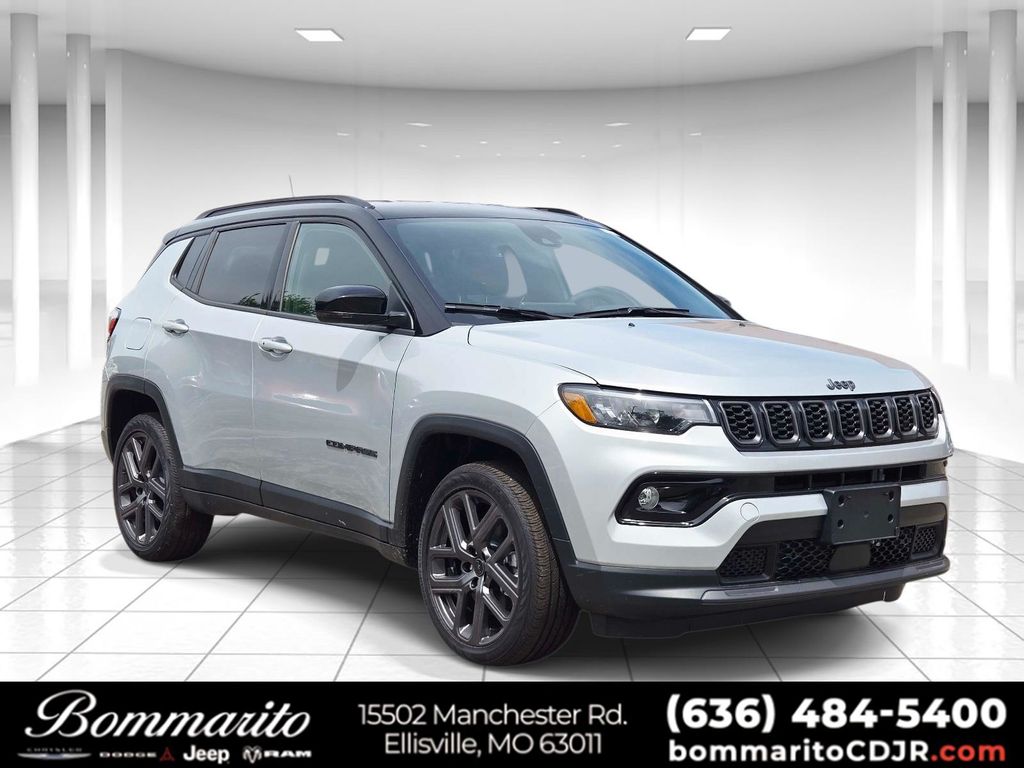Silver Zynith Metallic Clearcoat 2026 Jeep Compass SUV / Crossover Four-Wheel Drive 8-Speed Automatic