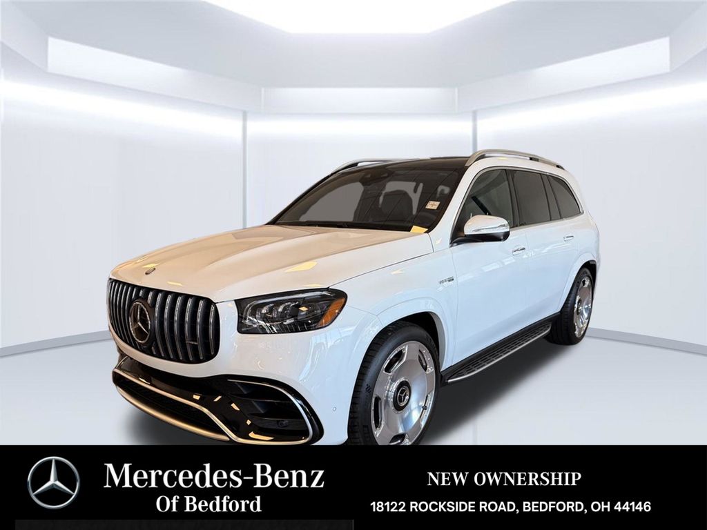 Moonlight White Metallic 2026 Mercedes-Benz GLS SUV / Crossover All-Wheel Drive 9-Speed Automatic