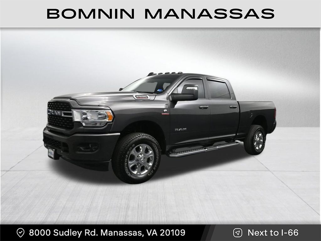 Crystal Metallic 2024 RAM 2500 Big Horn Crew Cab 4WD Pickup Truck Four-Wheel Drive 6-Speed Automatic