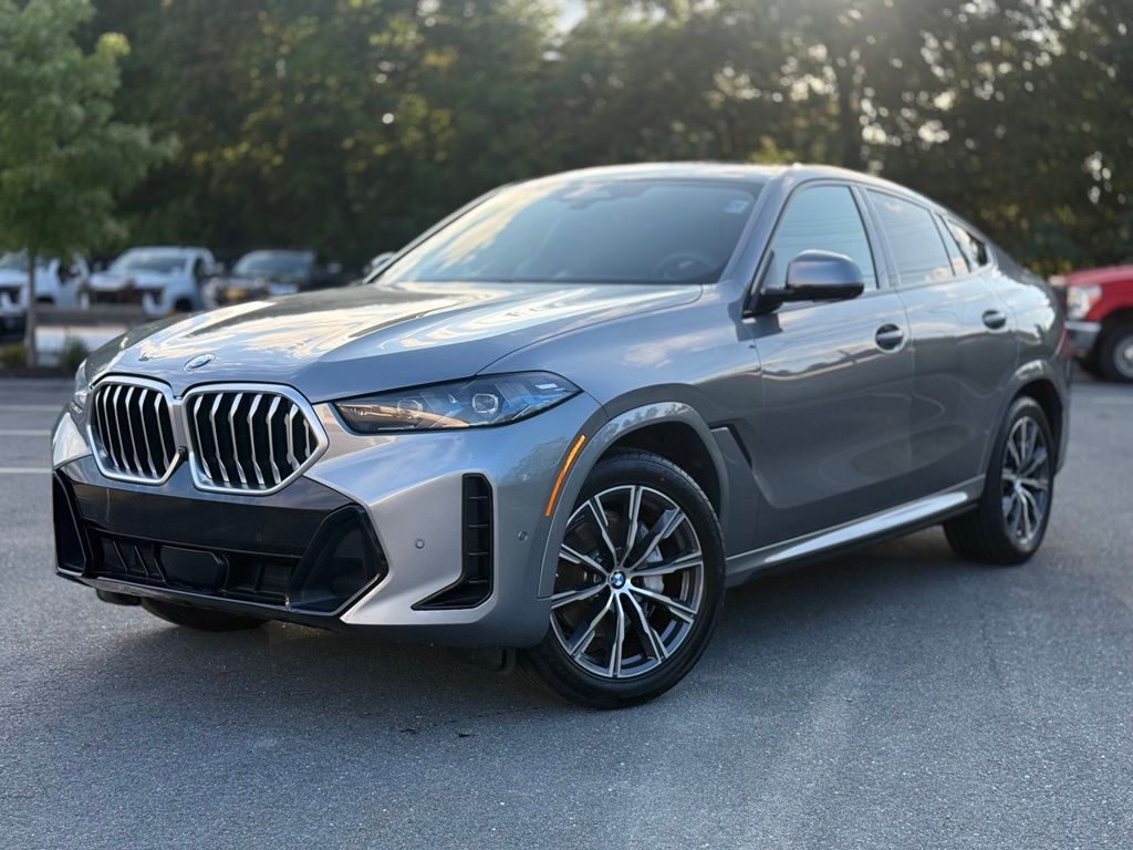 Skyscraper Gray Metallic 2025 BMW X6 SUV / Crossover All-Wheel Drive 8-Speed Automatic
