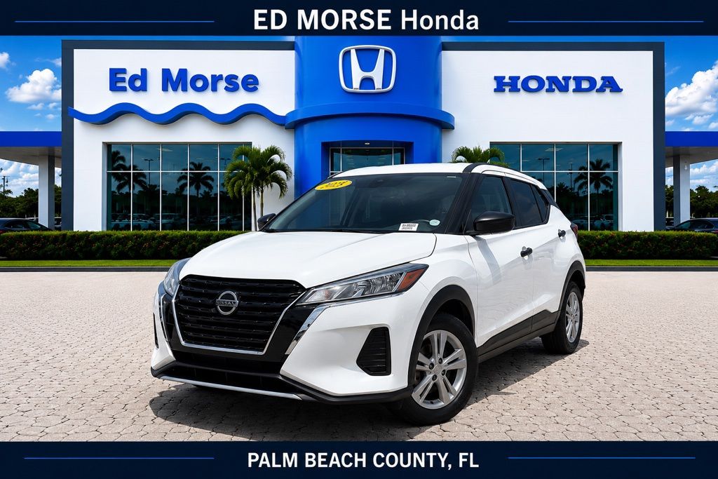 White (Fresh Powder) 2021 Nissan Kicks SUV / Crossover Front-Wheel Drive Continuously Variable Transmission