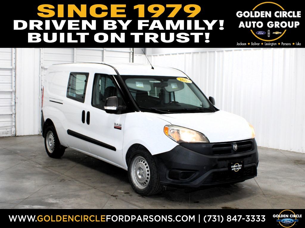 Bright White 2017 RAM ProMaster City Tradesman Cargo Van Van Front-Wheel Drive 9-Speed Automatic