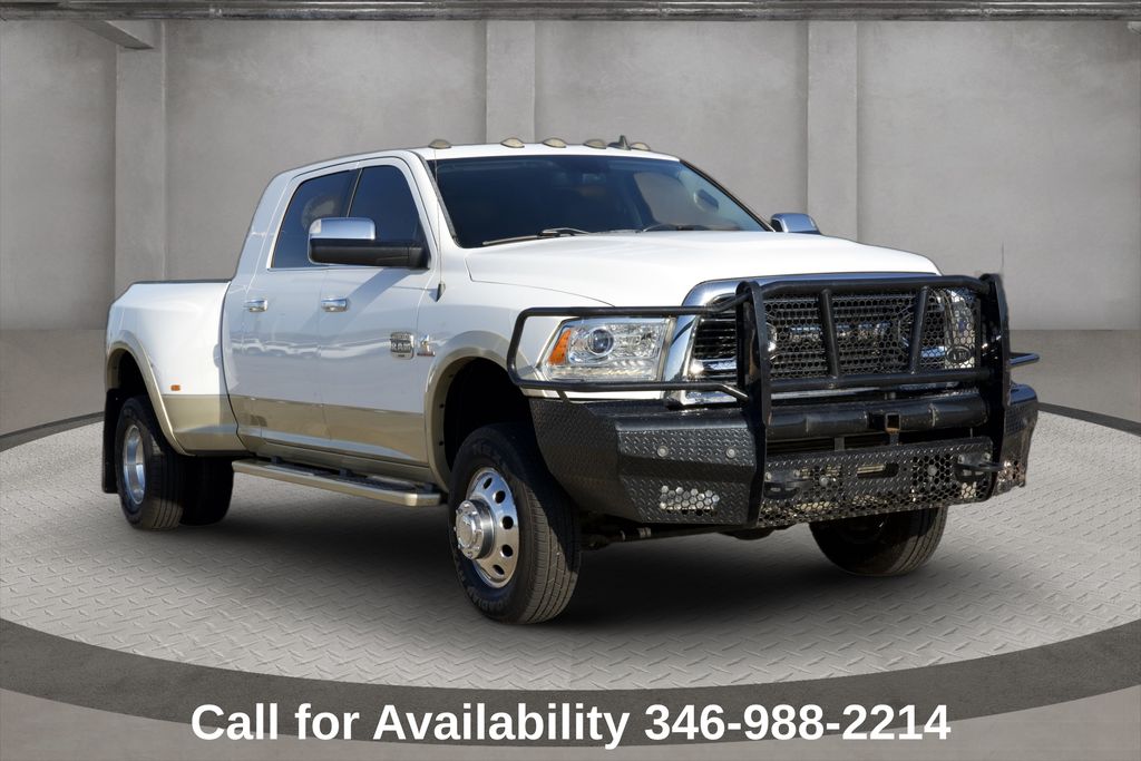2017 Ram 3500 Laramie Longhorn White at Classic Elite Chevrolet Sugar Land