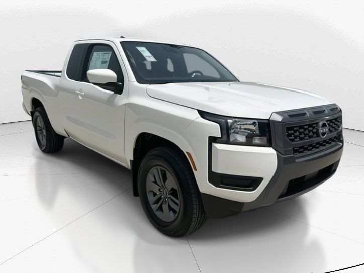 2025 Glacier White Nissan Frontier SV RWD Truck