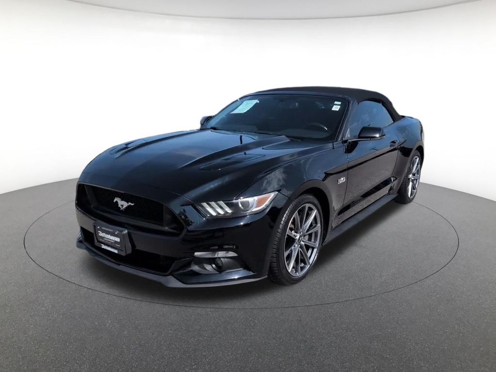 Shadow Black 2017 Ford Mustang Convertible Rear-Wheel Drive 6-Speed Automatic