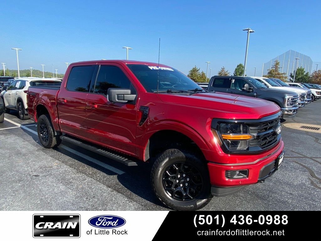 Red Metallic 2024 Ford F-150 Pickup Truck Four-Wheel Drive Automatic