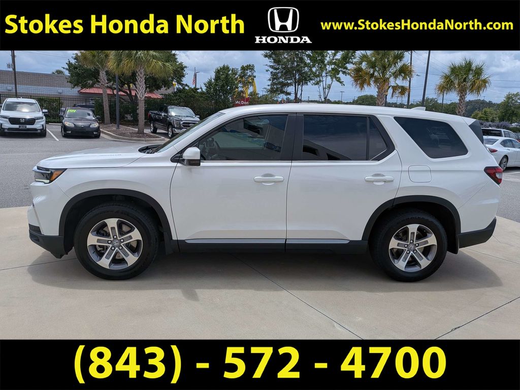 2025 Honda Pilot EX-L White at Stokes Honda North