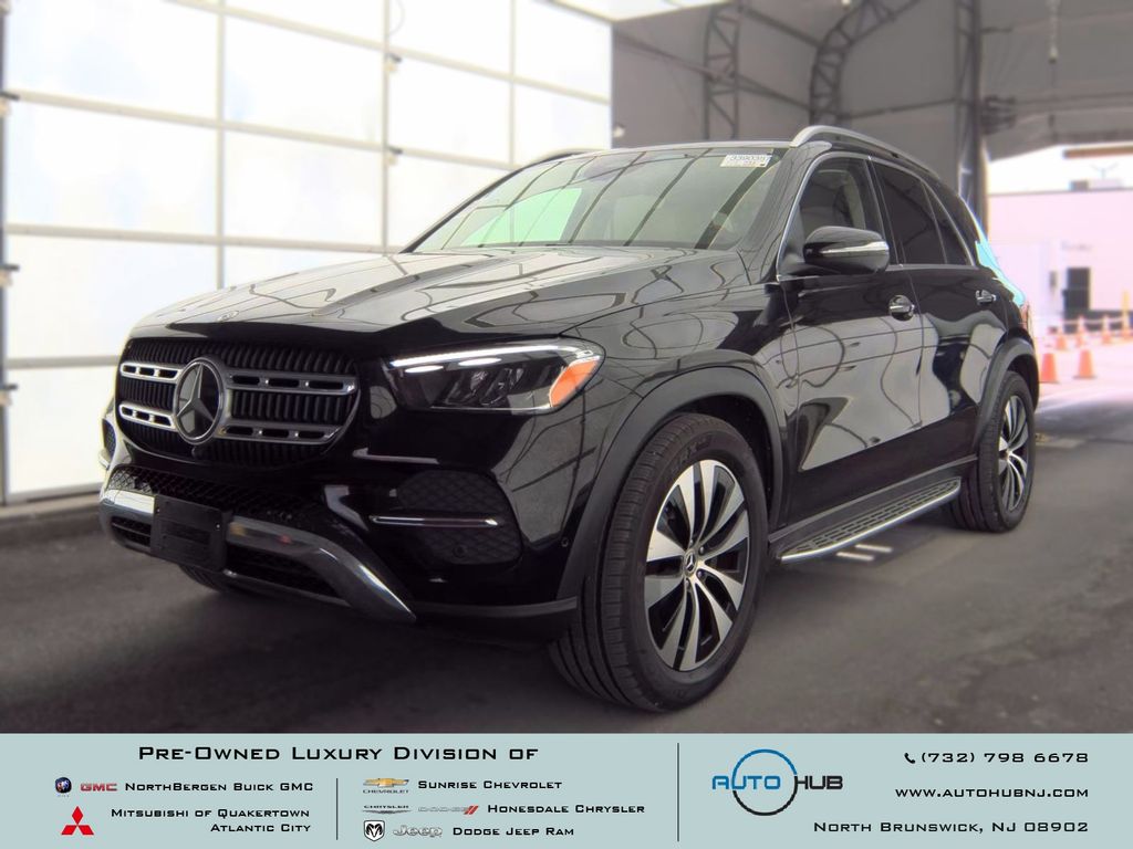 Obsidian Black Metallic 2024 Mercedes-Benz GLE 450e 4MATIC SUV / Crossover All-Wheel Drive 9-Speed Automatic