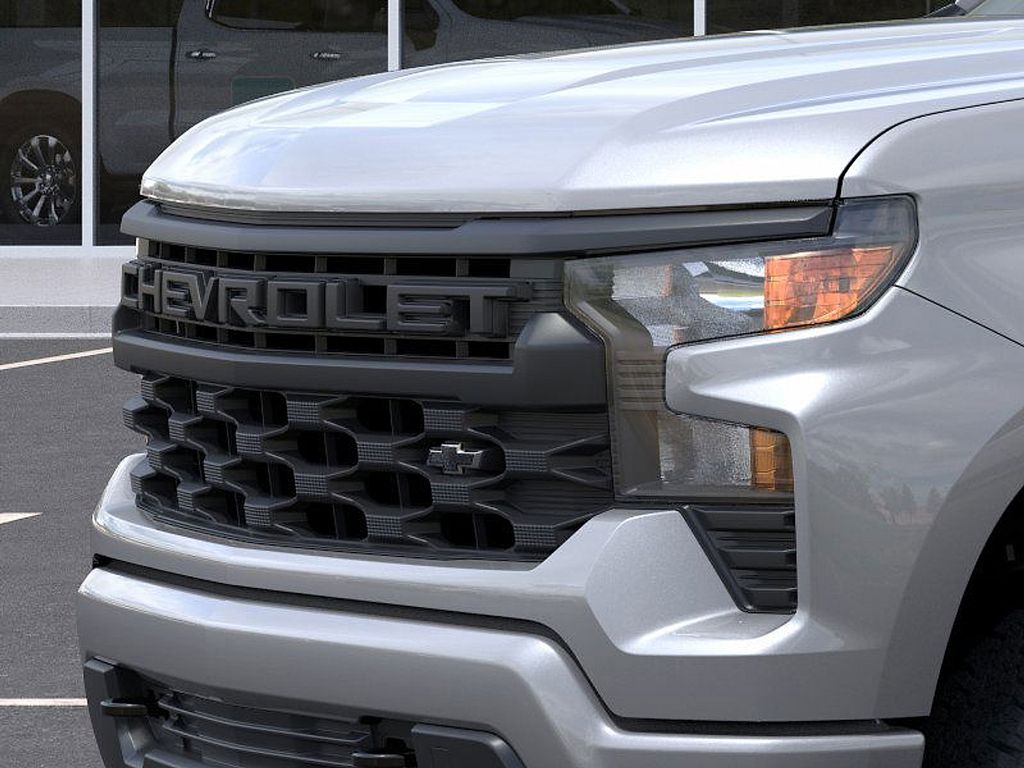 2026 Chevrolet Silverado 1500 Custom Gray at Klick Lewis Buick Chevrolet