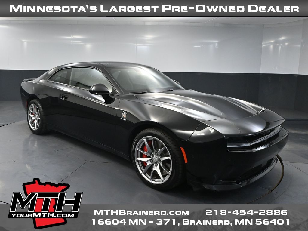 Diamond Black 2024 Dodge Charger Daytona Coupe All-Wheel Drive 1-Speed Automatic