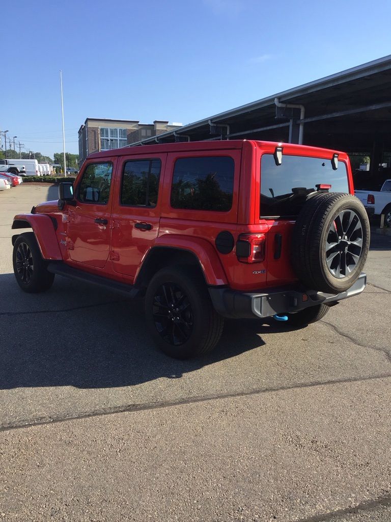 2023 Firecracker Red Clearcoat Jeep Wrangler Sahara 4xe 4X4 SUV