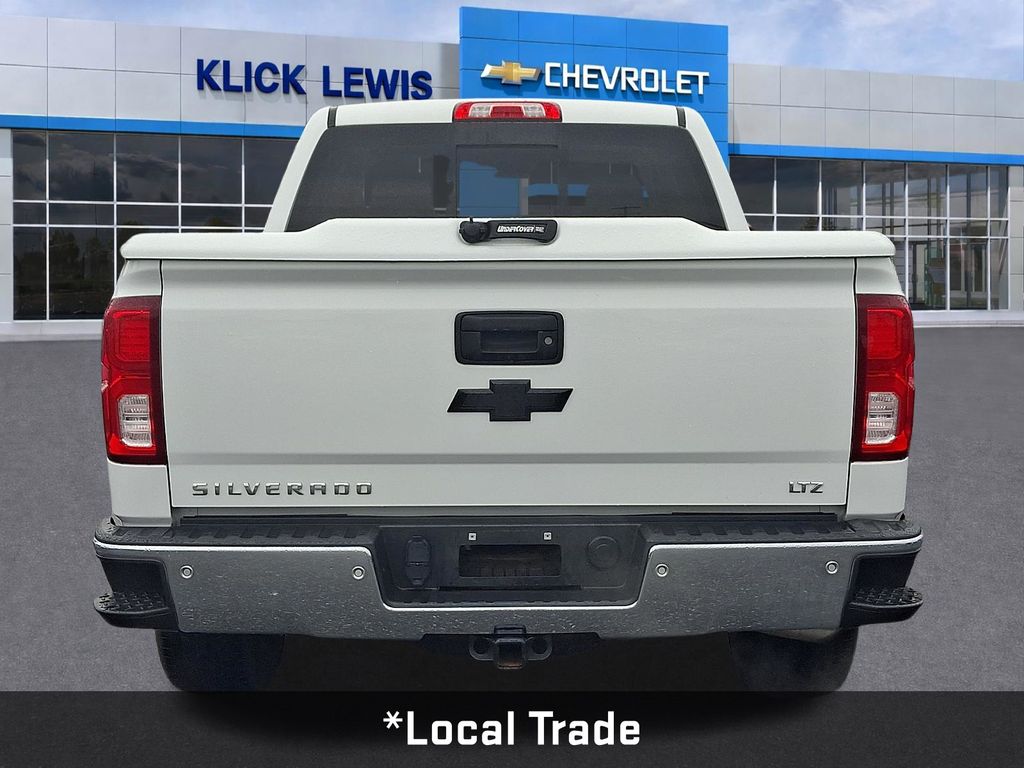 2018 Chevrolet Silverado 1500 LTZ White at Phil Fitts Ford