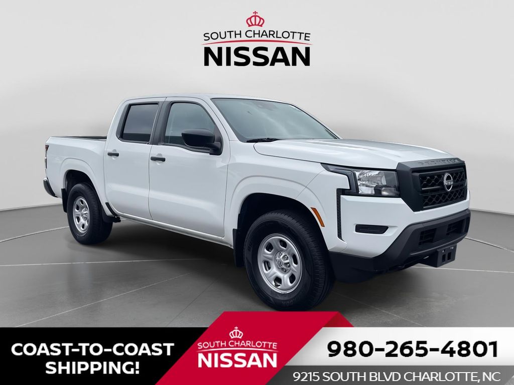 White 2024 Nissan Frontier Pickup Truck Four-Wheel Drive 9-Speed Automatic Overdrive