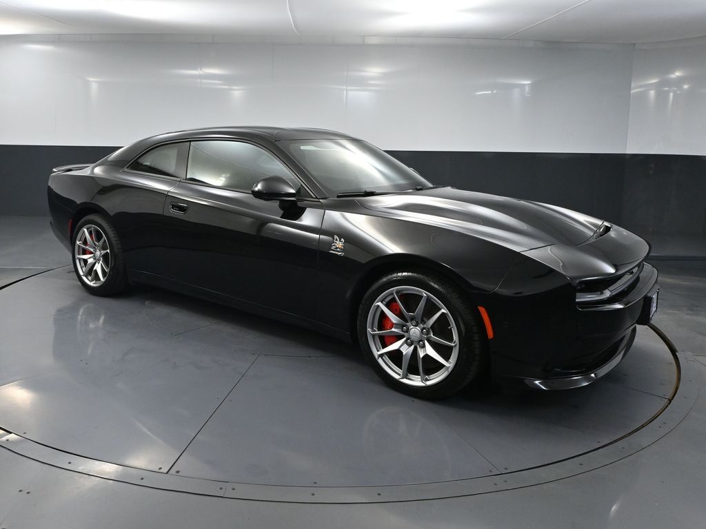 Diamond Black Crystal Pearlcoat 2024 Dodge Charger Daytona Coupe All-Wheel Drive 1-Speed Automatic