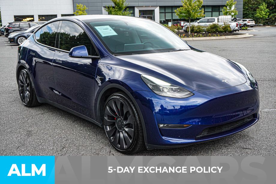 Used 2023 Blue Tesla Performance image 4