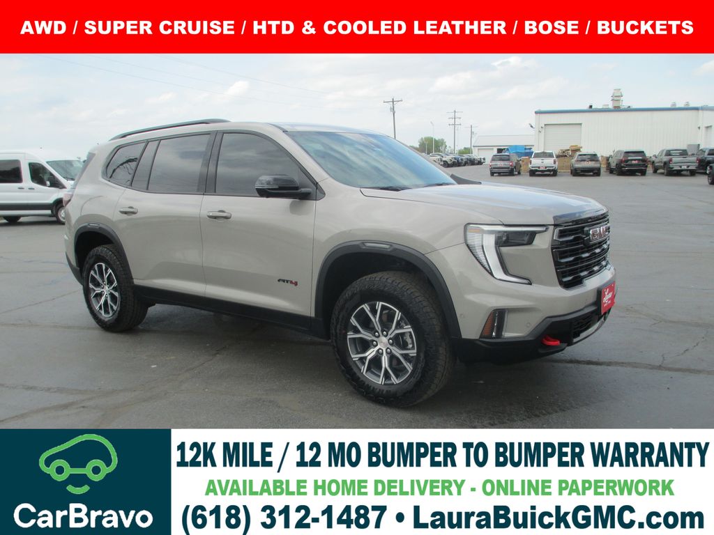 Riverstone Metallic 2026 GMC Acadia AT4 AWD SUV / Crossover Four-Wheel Drive 8-Speed Automatic