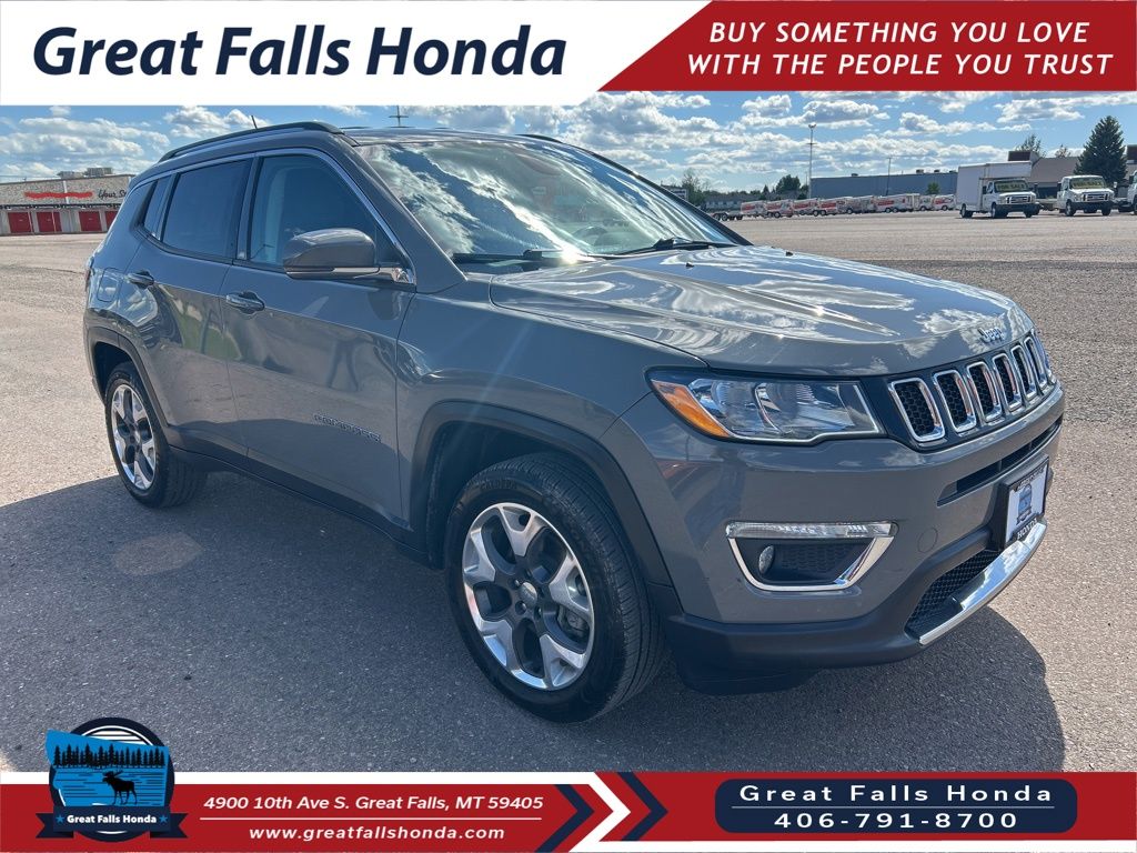 Sting-Gray Clearcoat 2019 Jeep Compass Limited 4WD SUV / Crossover Four-Wheel Drive 9-Speed Automatic