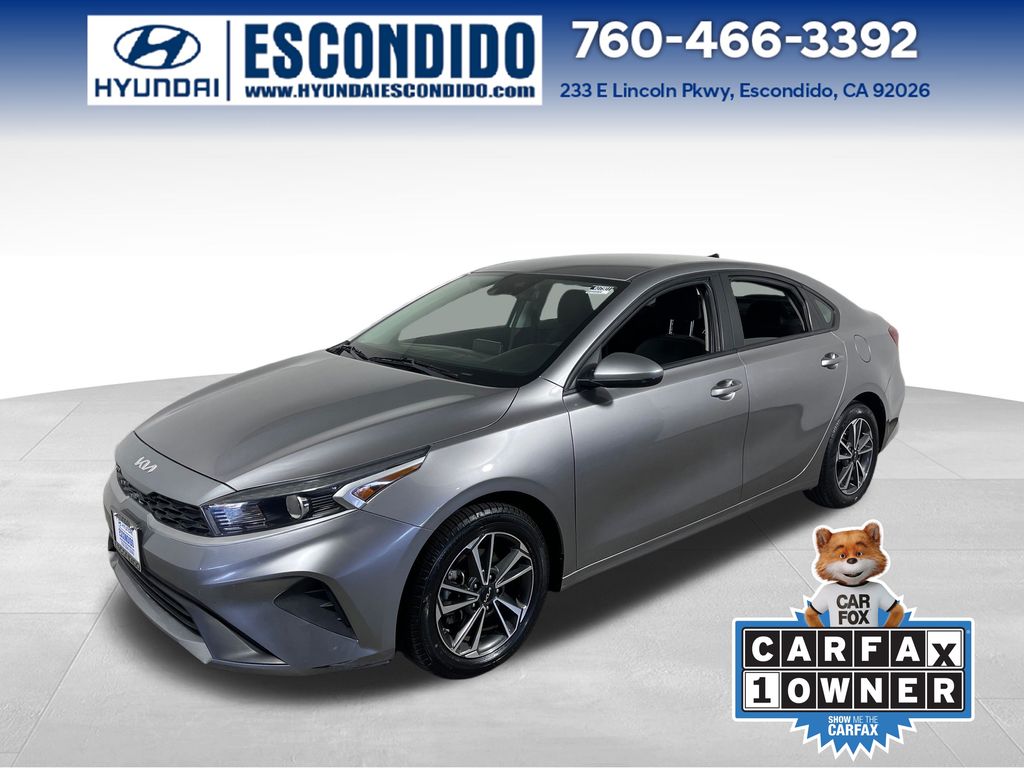 Steel Gray 2023 Kia Forte Sedan Front-Wheel Drive Continuously Variable Transmission