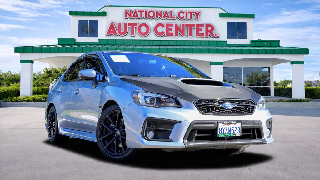 Ice Silver Metallic 2018 Subaru WRX Limited Sedan All-Wheel Drive 6-Speed Manual