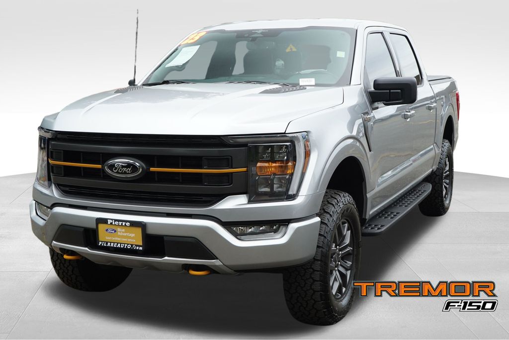 Silver Metallic 2023 Ford F-150 Pickup Truck Four-Wheel Drive Automatic