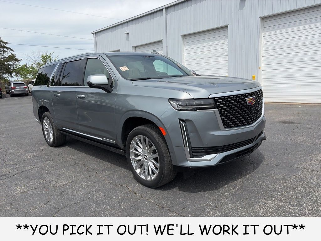 Silver Metallic 2024 Cadillac Escalade ESV Premium Luxury RWD SUV / Crossover Rear-Wheel Drive Automatic