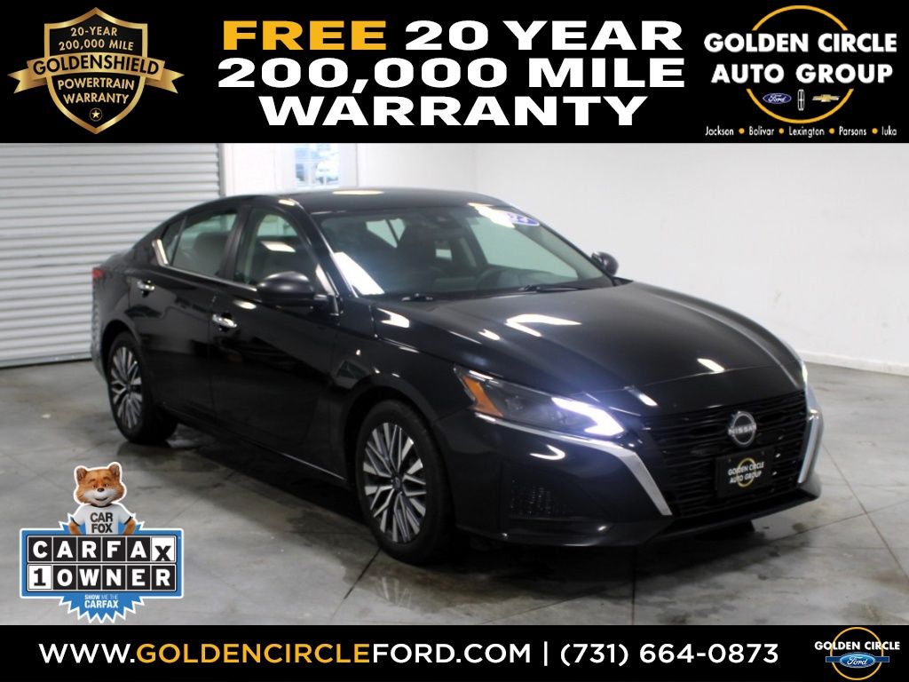 Super Black 2024 Nissan Altima Sedan Front-Wheel Drive Continuously Variable Transmission