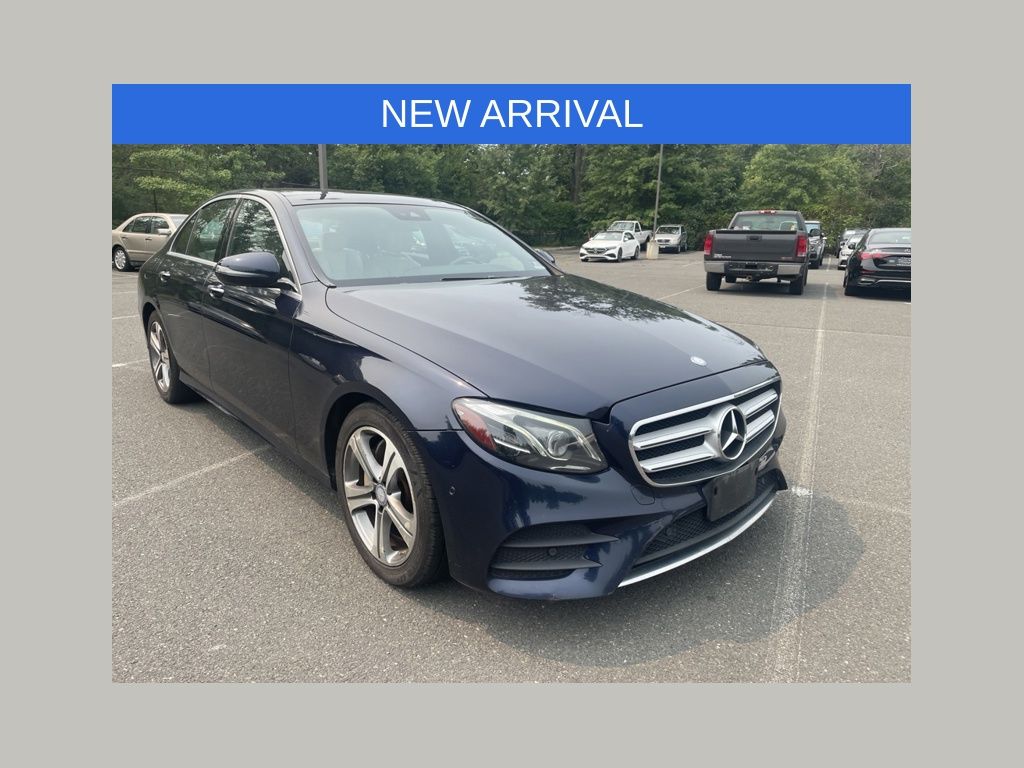 Blue 2017 Mercedes-Benz E-Class Sedan All-Wheel Drive 9-Speed Automatic