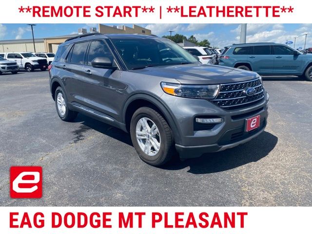Carbonized Gray Metallic 2023 Ford Explorer SUV / Crossover All-Wheel Drive Automatic