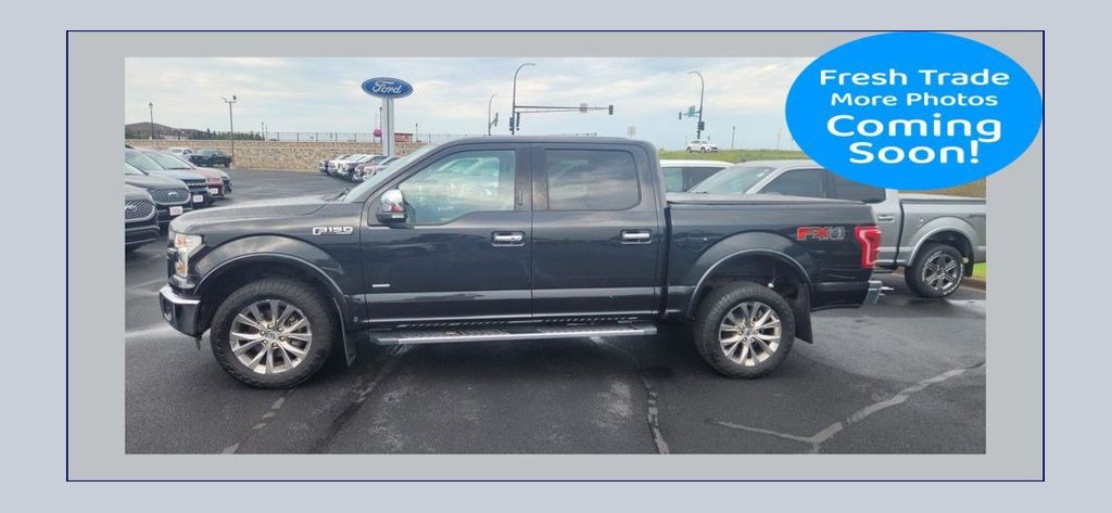 Tuxedo Black Metallic 2015 Ford F-150 Pickup Truck Four-Wheel Drive 6-Speed Automatic