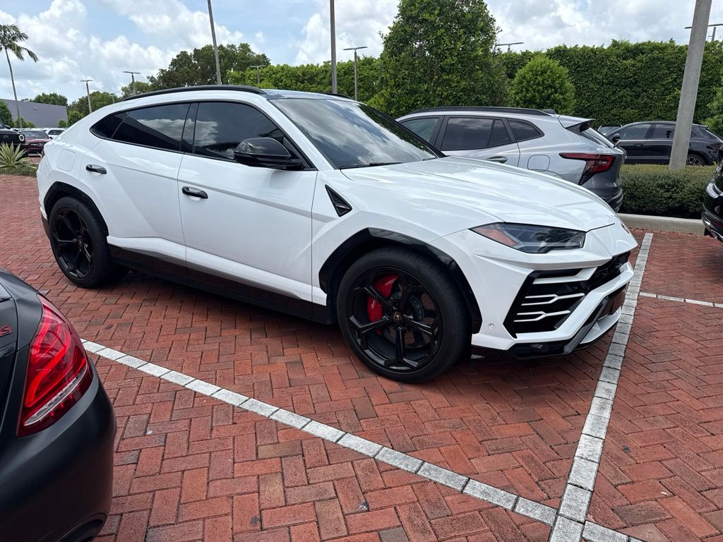 Bianco Icarus Metallic 2019 Lamborghini Urus SUV / Crossover All-Wheel Drive 8-Speed Automatic