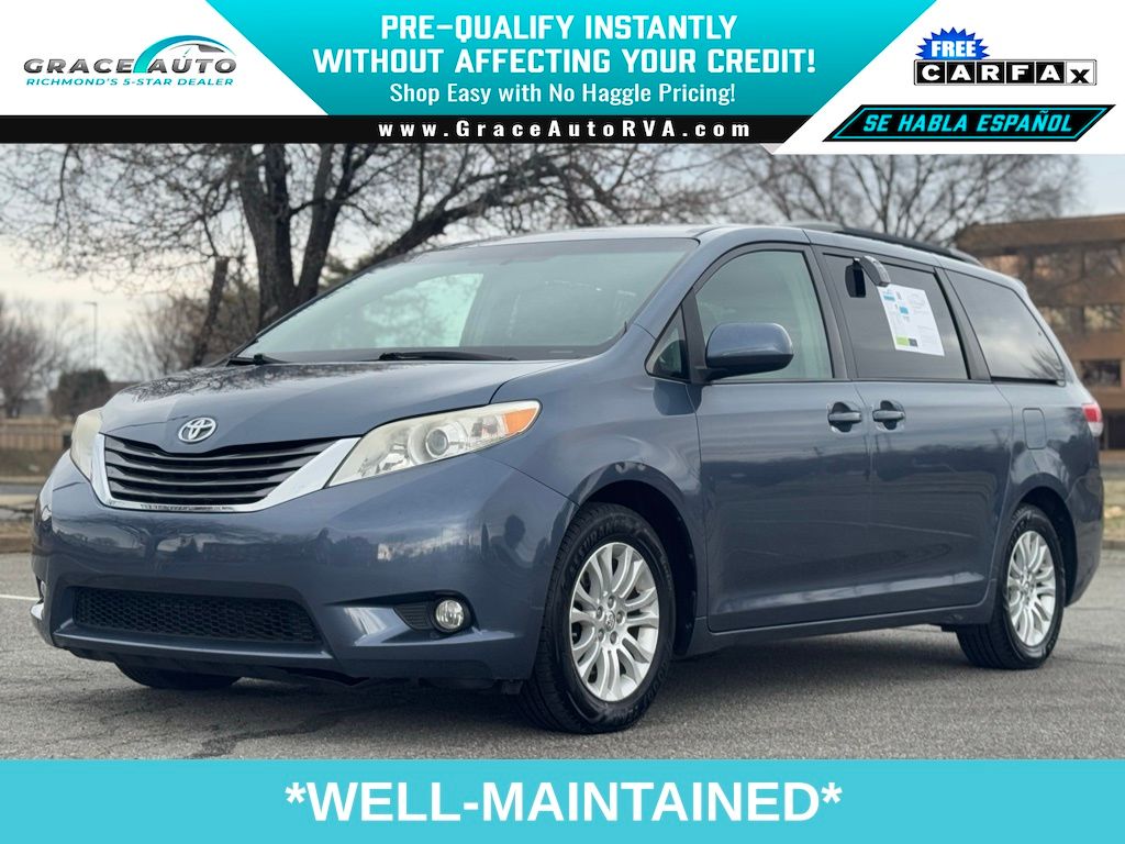 Shoreline Blue Pearl 2014 Toyota Sienna XLE 7-Passenger Auto Access Seat Minivan Front-Wheel Drive 6-Speed Automatic Overdrive