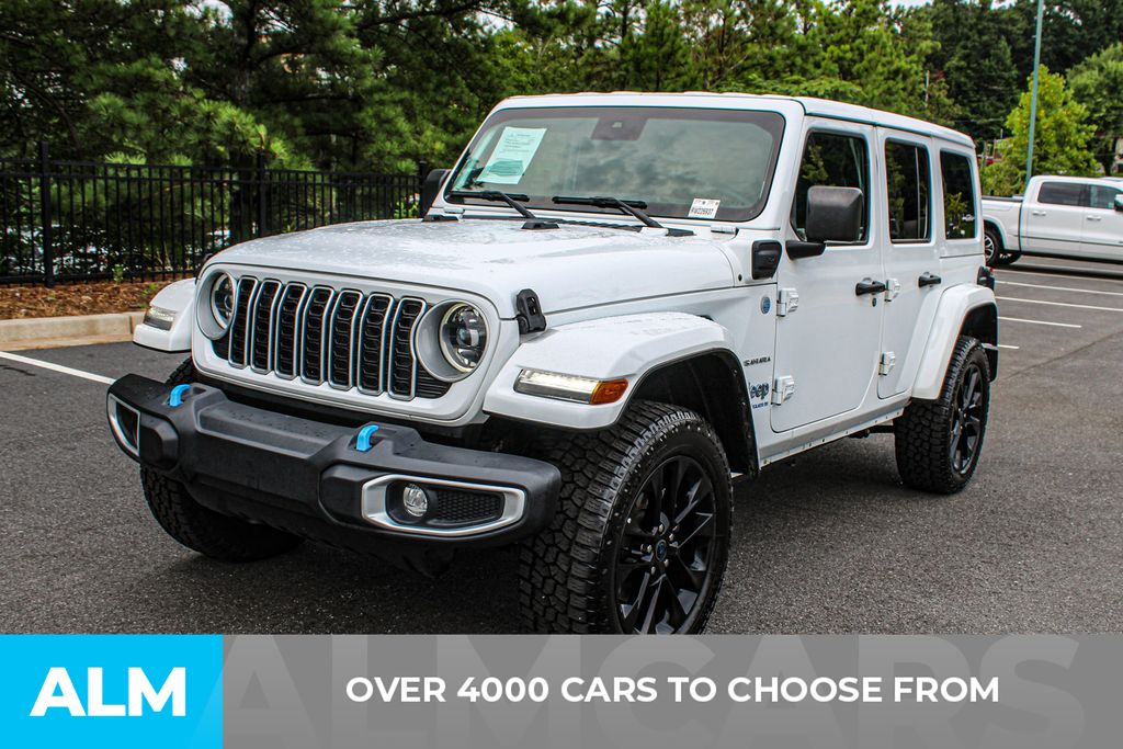Used 2024 White Jeep Sahara 4xe image 2