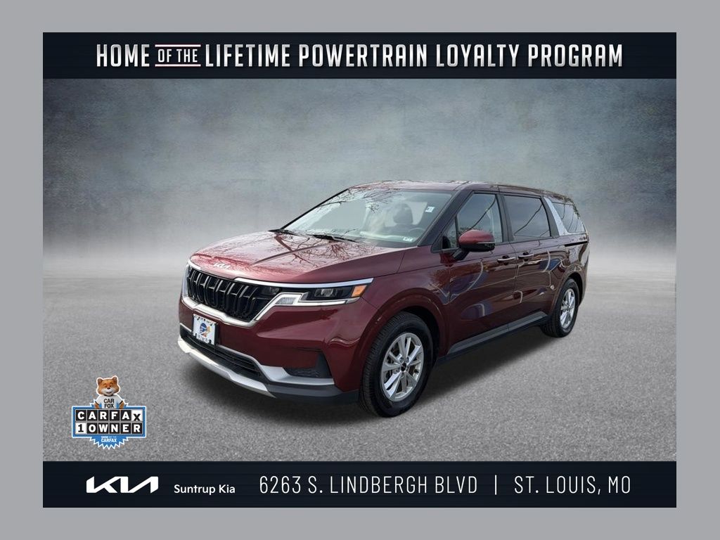 Flare Red 2024 Kia Carnival LX FWD Minivan Front-Wheel Drive 8-Speed Automatic