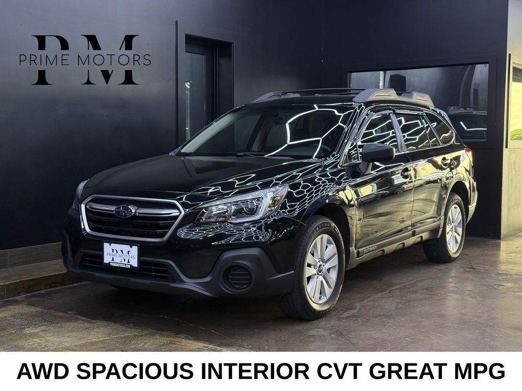 Crystal Black Silica 2018 Subaru Outback Wagon All-Wheel Drive Continuously Variable Transmission
