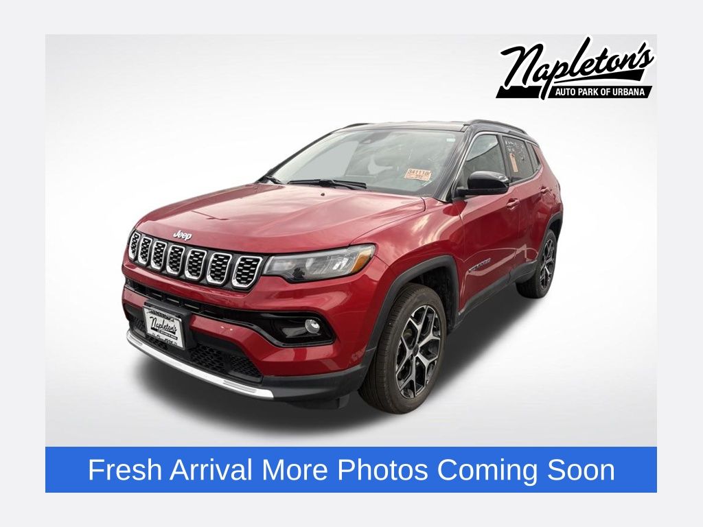 Red Hot Pearlcoat 2025 Jeep Compass Limited 4WD SUV / Crossover Four-Wheel Drive 8-Speed Automatic