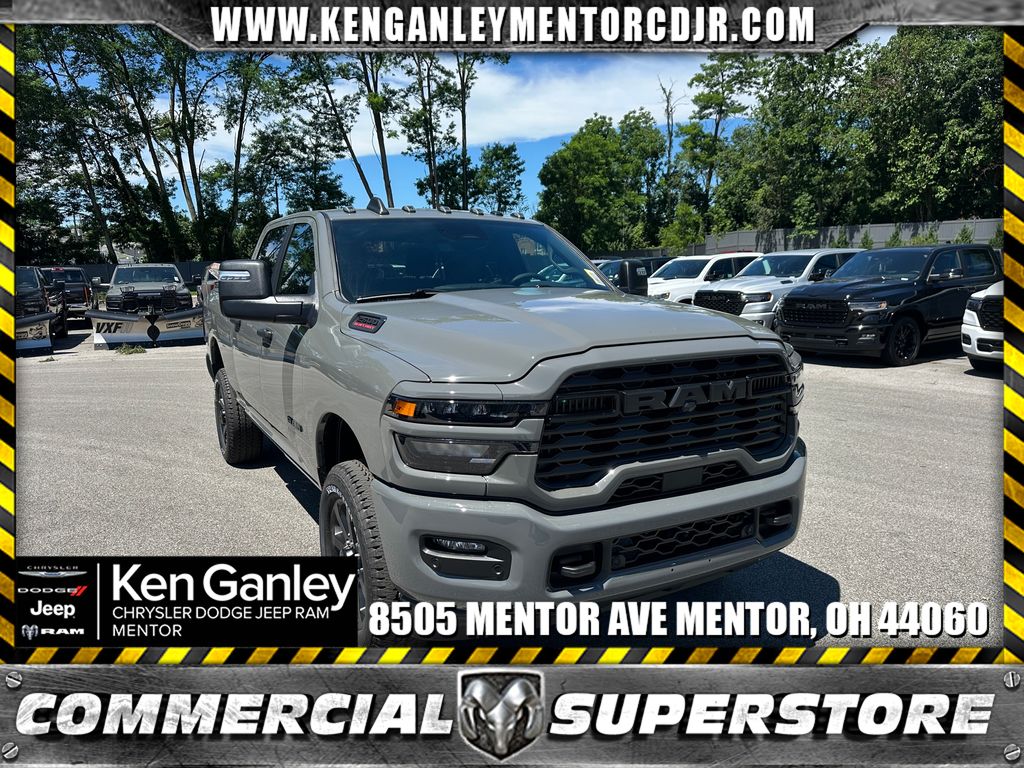 Ceramic Gray Clearcoat 2026 RAM 2500 Pickup Truck Four-Wheel Drive 8-Speed Automatic