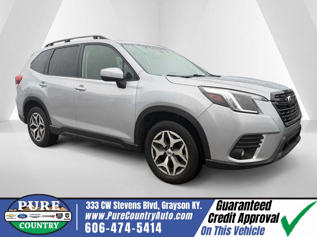 Ice Silver Metallic 2024 Subaru Forester Premium Crossover AWD SUV / Crossover All-Wheel Drive Continuously Variable Transmission