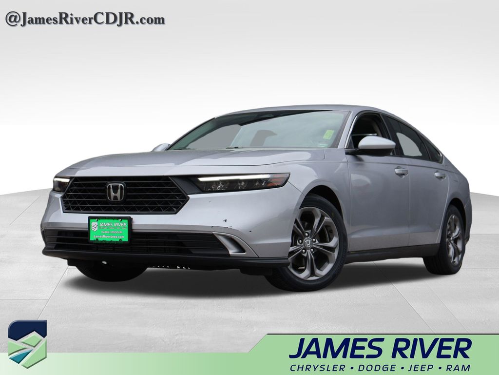 Meteorite Gray Metallic 2024 Honda Accord EX FWD Sedan Front-Wheel Drive Continuously Variable Transmission