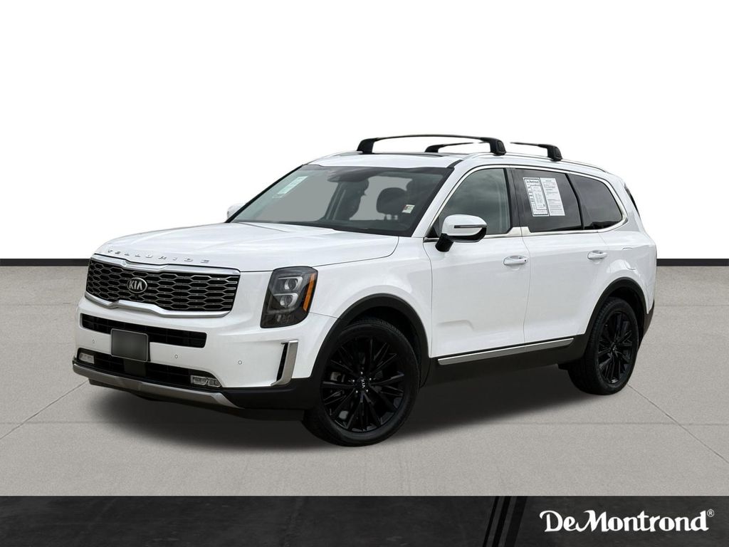2021 Kia Telluride SX White at Joe Myers Mazda Kia