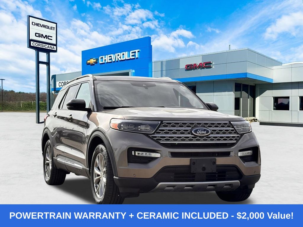 Stone Gray Metallic 2021 Ford Explorer SUV / Crossover All-Wheel Drive Automatic