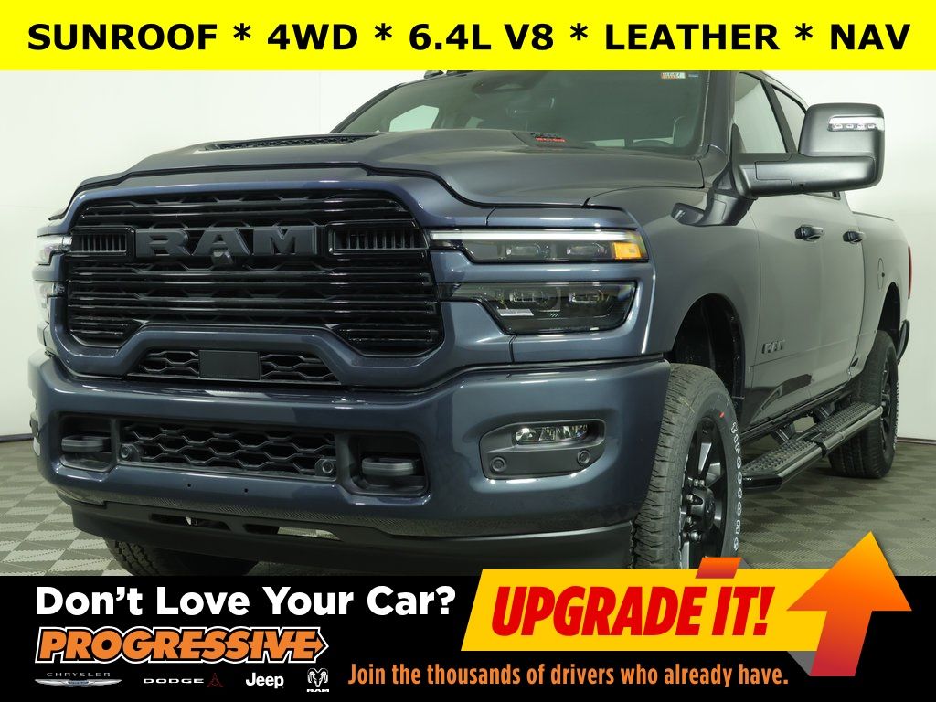 Forged Blue Metallic 2026 RAM 2500 Laramie Crew Cab 4WD Pickup Truck Four-Wheel Drive 8-Speed Automatic