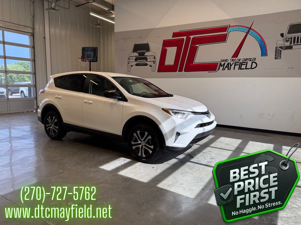 Super White 2017 Toyota RAV4 LE SUV / Crossover Front-Wheel Drive 6-Speed Automatic