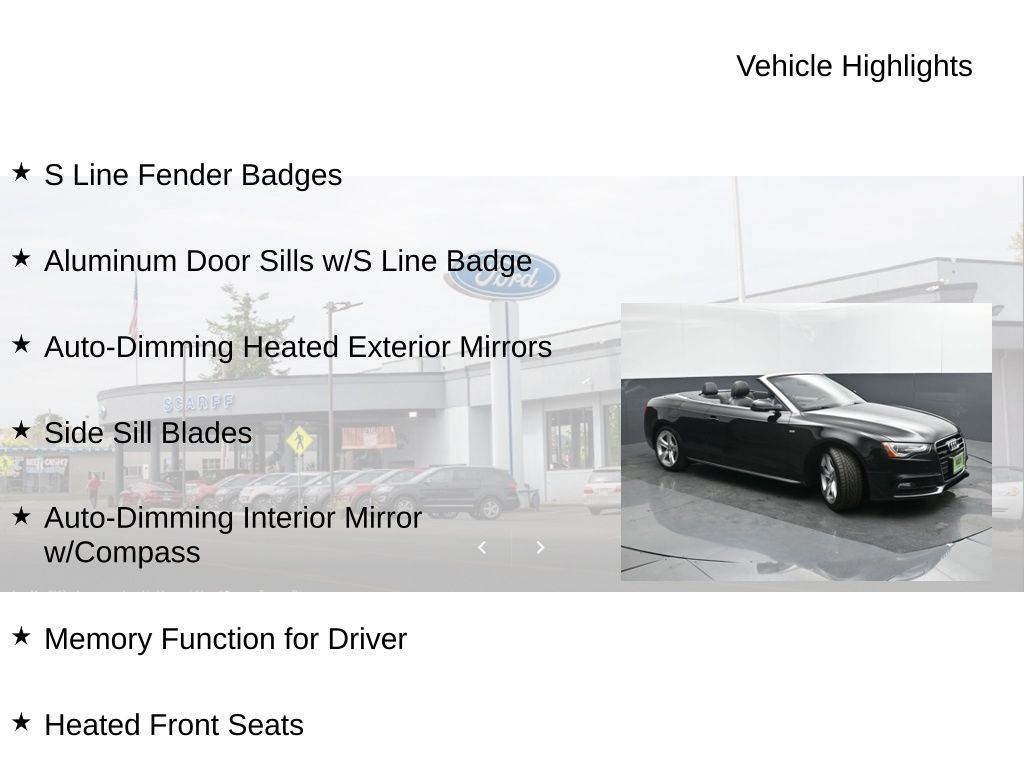 2015 Audi A5 2.0T Premium