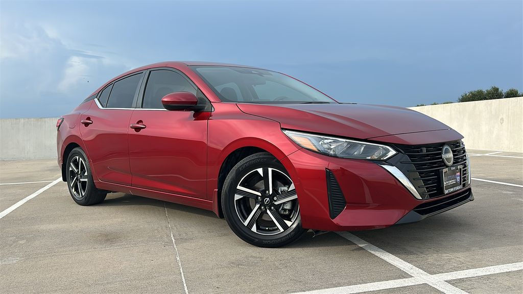 2024 Nissan Sentra SV Red at Classic Elite Chevrolet Sugar Land