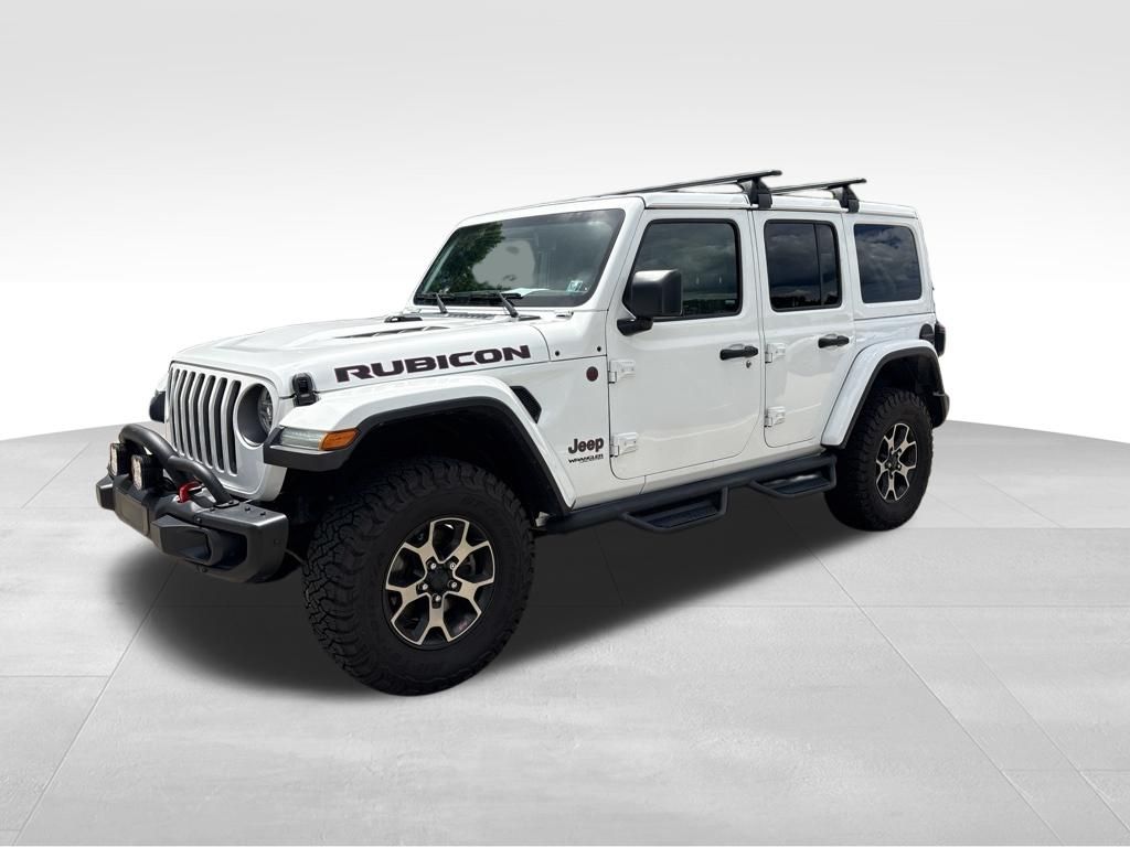 2018 Jeep Wrangler Unlimited Rubicon White at Luther Ford