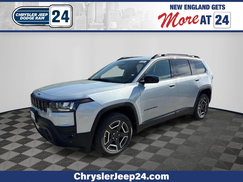 Silver 2026 Jeep Cherokee SUV / Crossover Four-Wheel Drive Continuously Variable Transmission