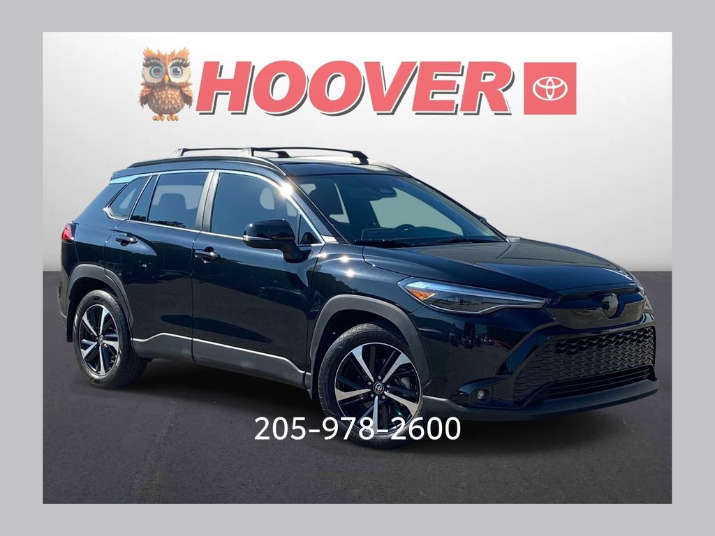 Jet Black 2025 Toyota Corolla Cross Hybrid SUV / Crossover All-Wheel Drive Continuously Variable Transmission