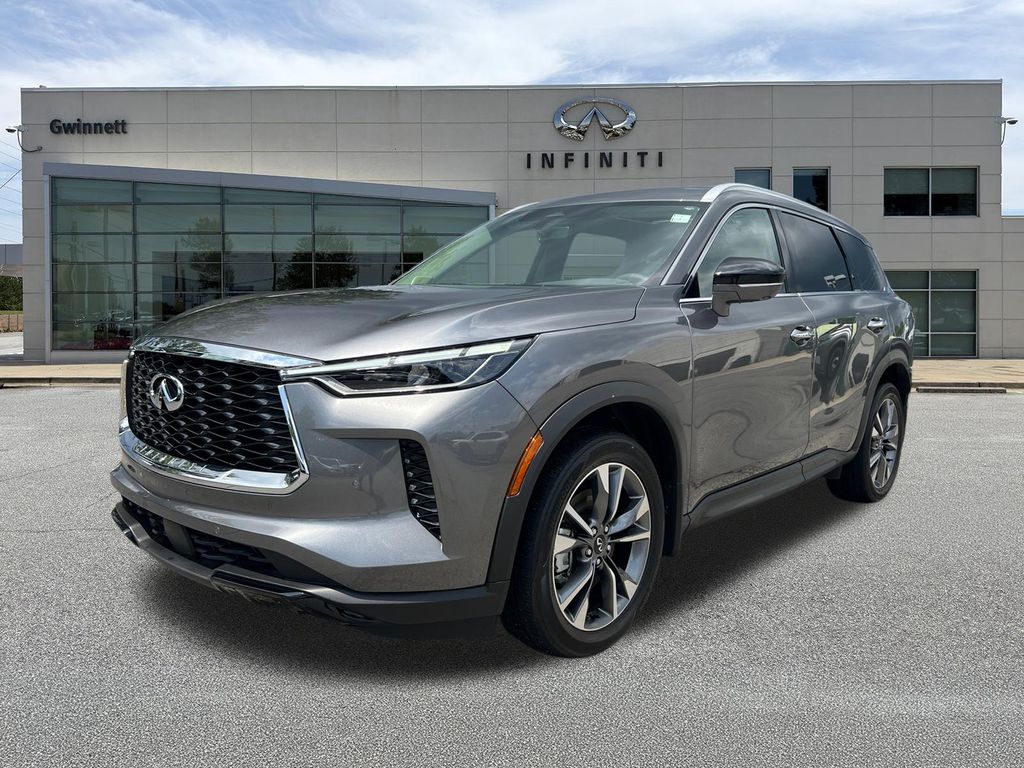 Gray (Graphite Shadow) 2023 INFINITI QX60 SUV / Crossover All-Wheel Drive 9-Speed Automatic