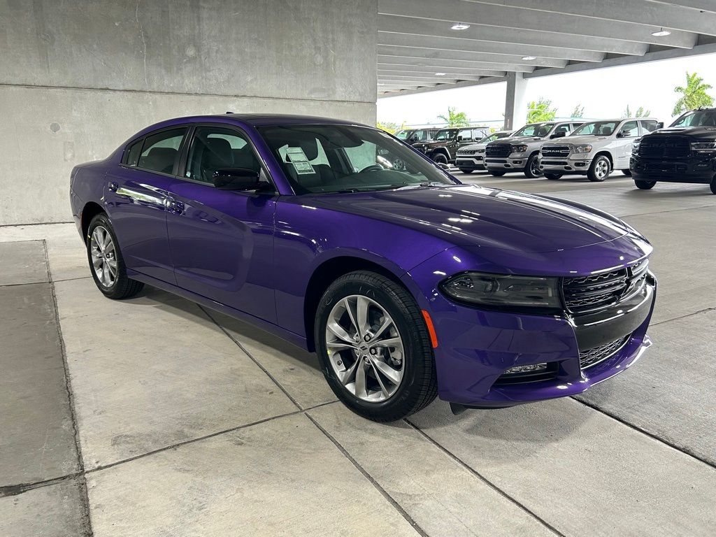 Used 2023 Dodge Charger SXT with VIN 2C3CDXJGXPH678707 for sale in Miami, FL